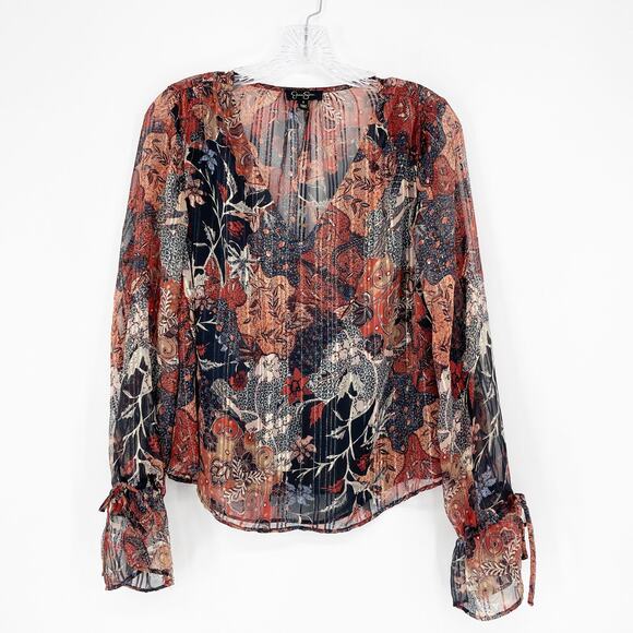 Jessica Simpson Tops - Jessica Simpson Long Sleeve V-Neck Top Size Small
